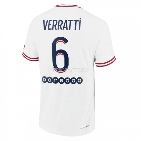 Billiga Fotbollströjor Paris Saint-Germain Marco Verratti 6 Fjärde tröja 2021/22 Kortärmad